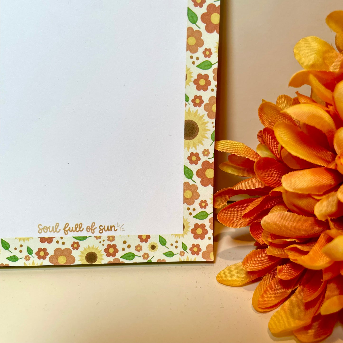 Sunflower Notepad