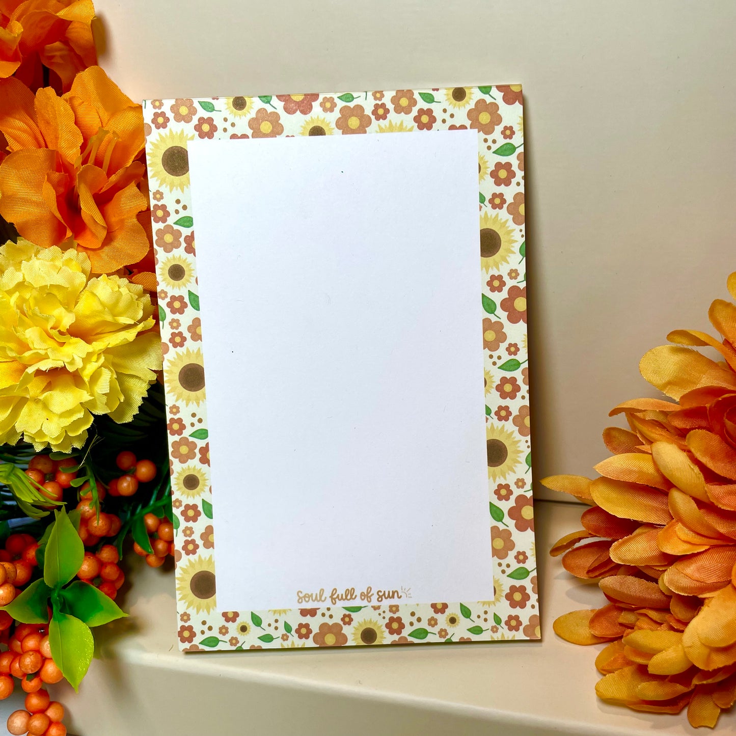 Sunflower Notepad