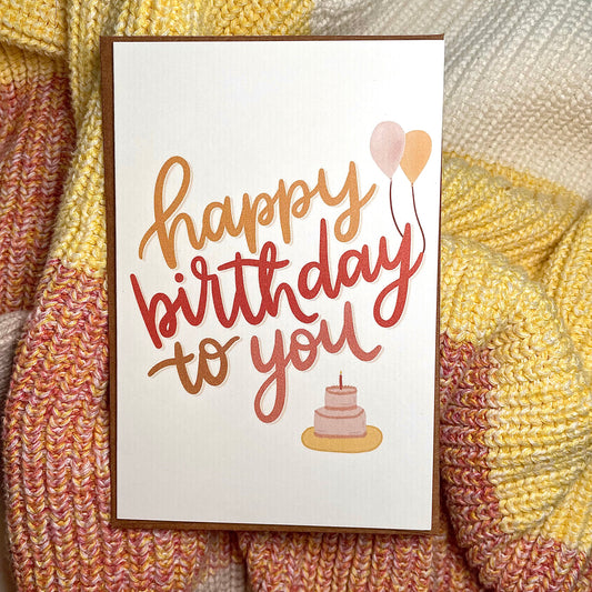 Happy birthday Card