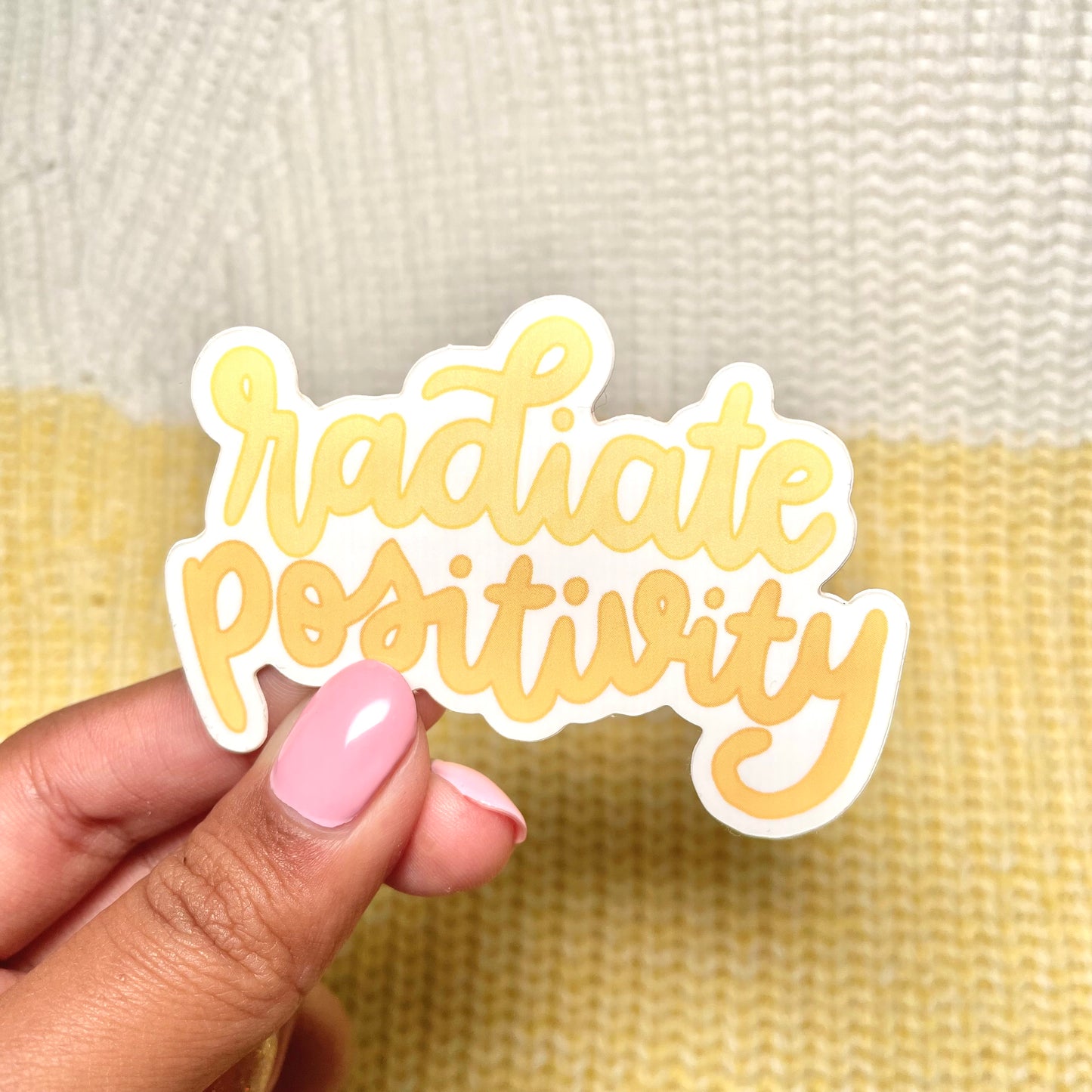 Radiate Positivity Sticker